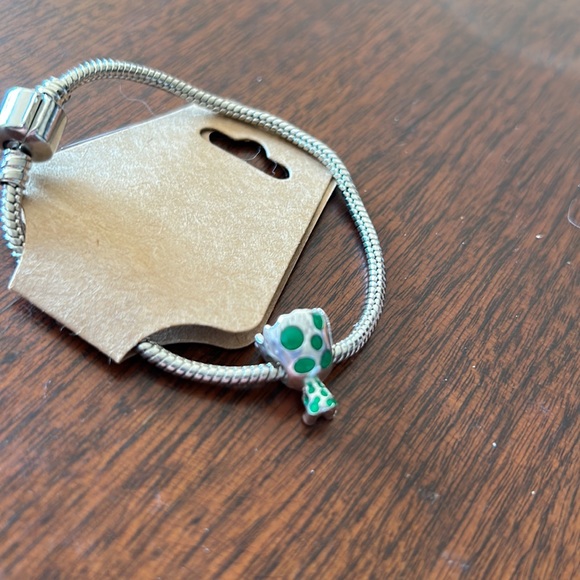 Stainless steel pandora type bracelet - Picture 2 of 2